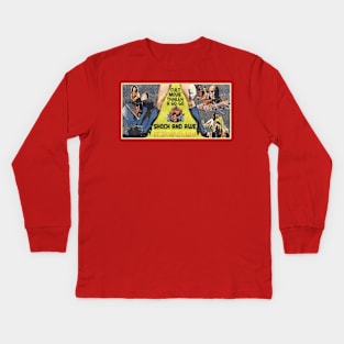 Cult Movie Trailer A-Go-Go 4: Shock & Awe! Kids Long Sleeve T-Shirt